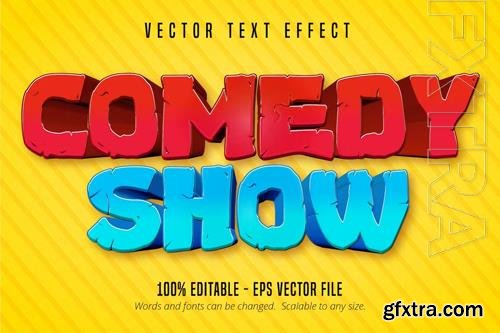 Comedy Show - editable text effect, font style