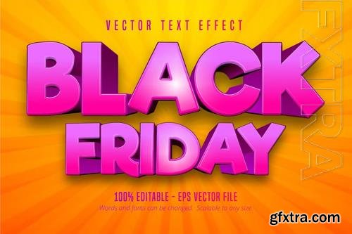 Black Friday - Editable Text Effect, Font Style