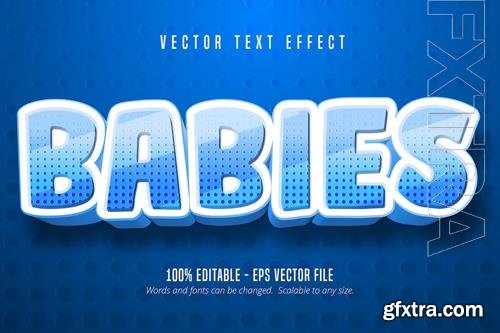 Babies - Editable Text Effect, Font Style