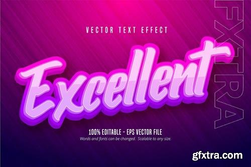 Excellent - Editable Text Effect, Font Style