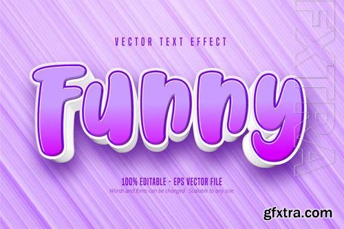 Funny - Editable Text Effect, Cartoon Font Style