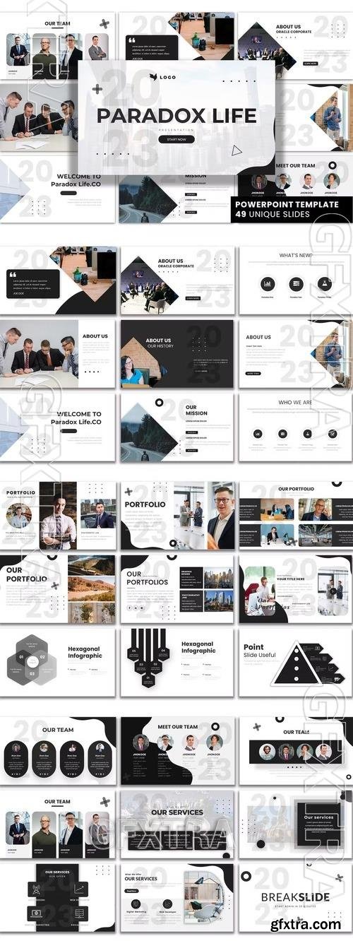 Paradox Life - PowerPoint Presentation Template JLAQWPQ