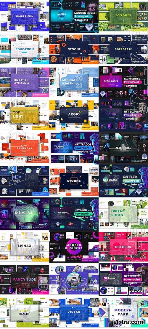 30 Powerpoint Templates Bundle 2022