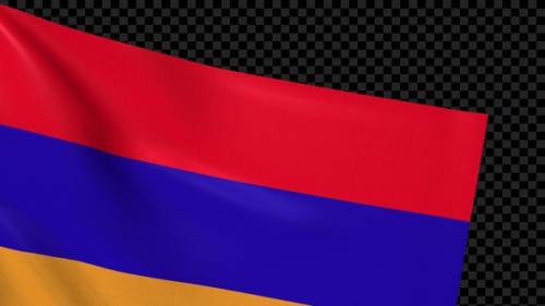 Videohive - Armenia Flag Transition - 42496546 - 42496546