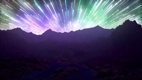 Videohive - 4k Meteor Shower - 42498476 - 42498476