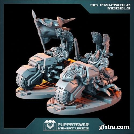 Puppetswar Miniatures - Knight Prime Raiders – 3D Print