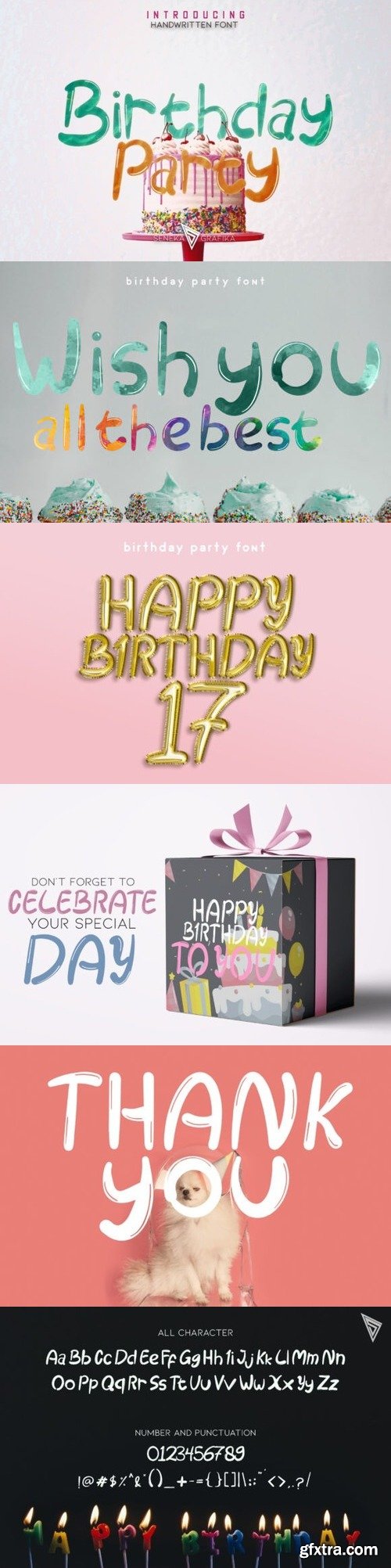 Birthday Party Font