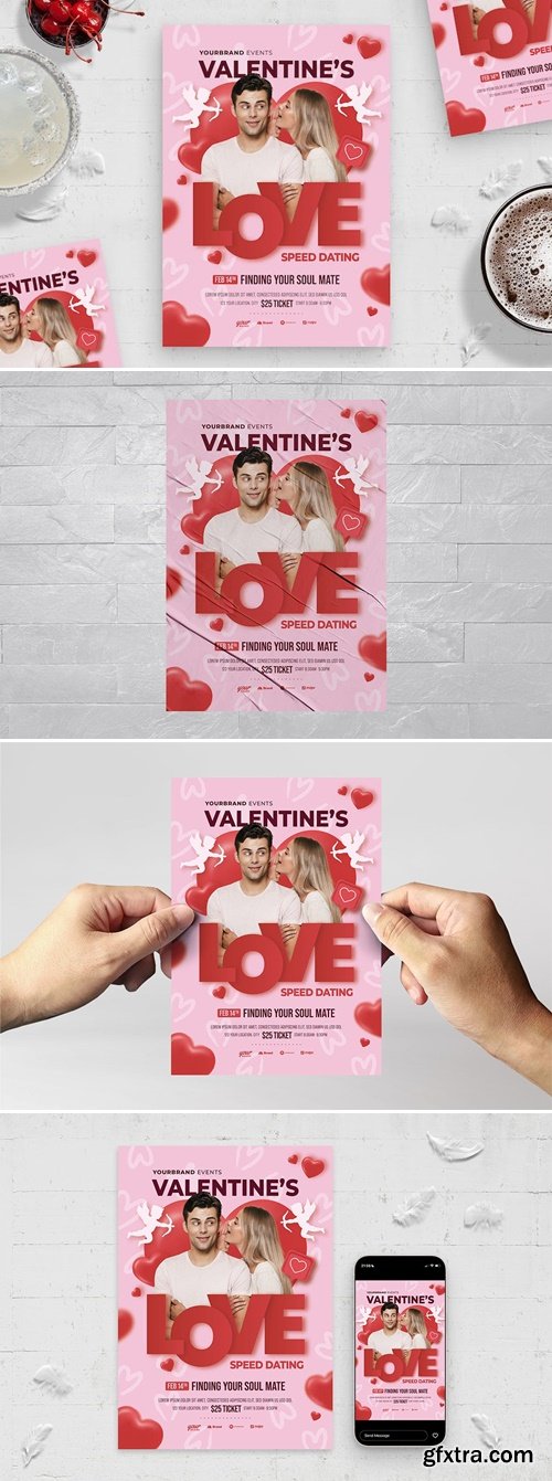 Valentines Day Flyer Template