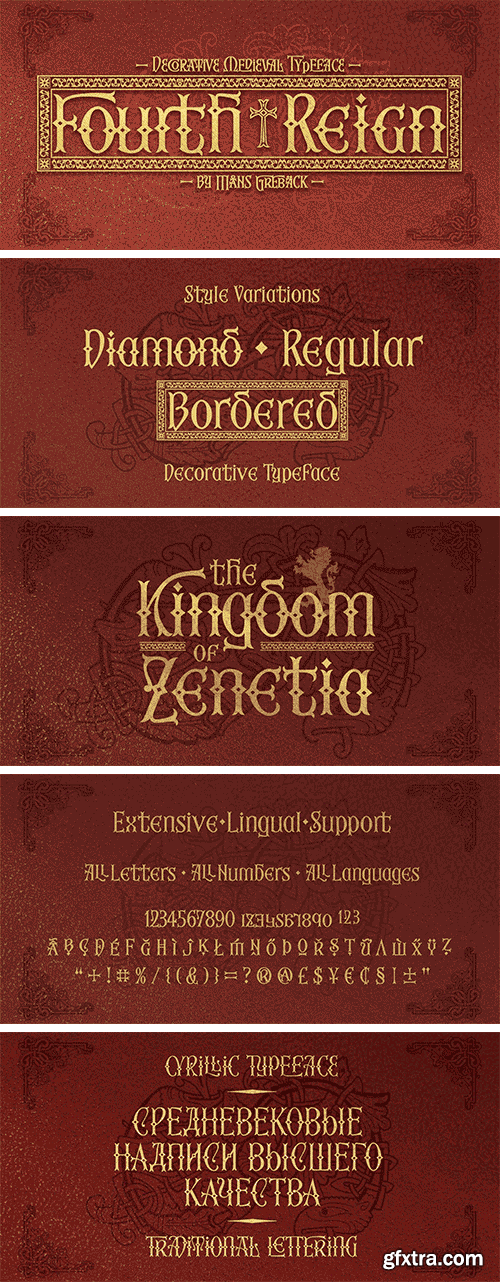 Fourth Reign Font Family