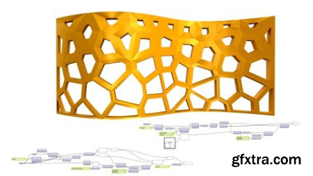 Voronoi Pattern Using Attractors Surface Rhino & Grasshopper