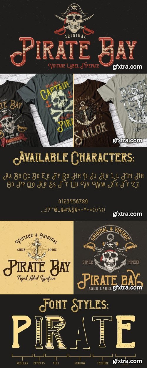 Pirate Bay Font Family