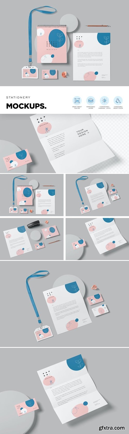 Stationery Mockup Scenes FFXABNC