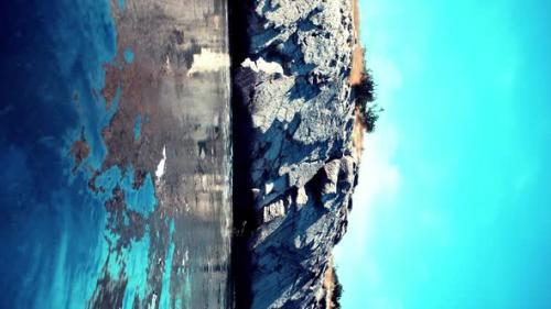 Videohive - Vertical Video of Rocks and Sea - 42556345 - 42556345