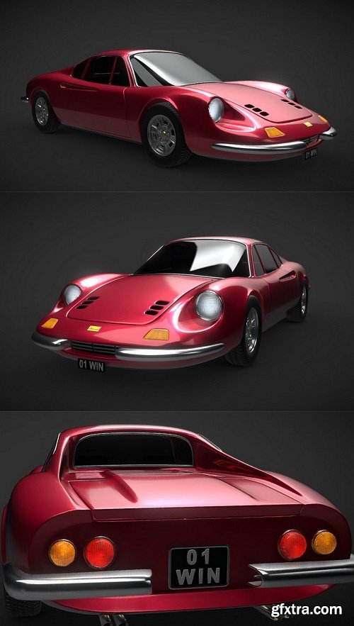 Ferrari Dino 246 3D Model