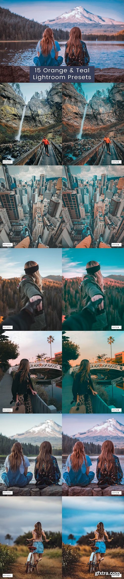 15 Orange & Teal Lightroom Presets E8J9VVY