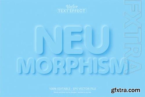 Neumorphism - Editable Text Effect, Font Style