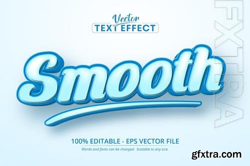 Smooth - Editable Text Effect, Cartoon Font Style