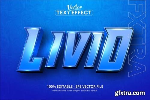 Livid - Editable Text Effect, Cartoon Font Style