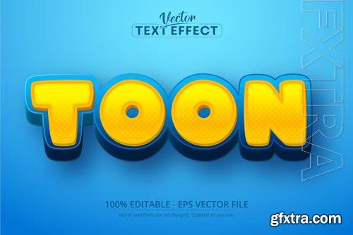 Toon - editable text effect, font style vol 2