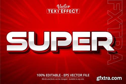 Super editable text effect, font style