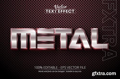 Metal - Editable Text Effect, Font Style