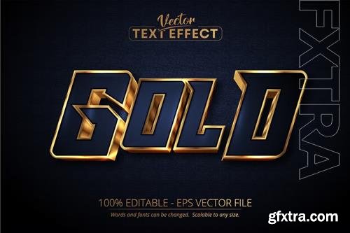 Gold - editable text effect, font style vol 2