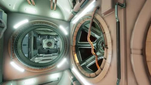 Videohive - Interior of Futuristic Internation Space Station - 42569826 - 42569826