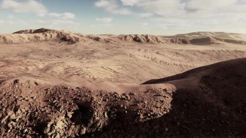 Videohive - Sunset Over the Sand Dunes in the Desert - 42570022 - 42570022