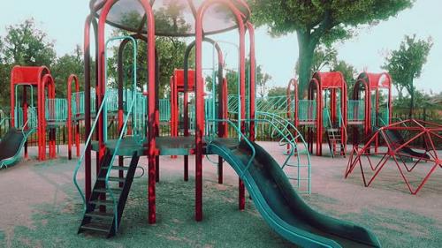 Videohive - Empty Playground in the Park - 42557998 - 42557998
