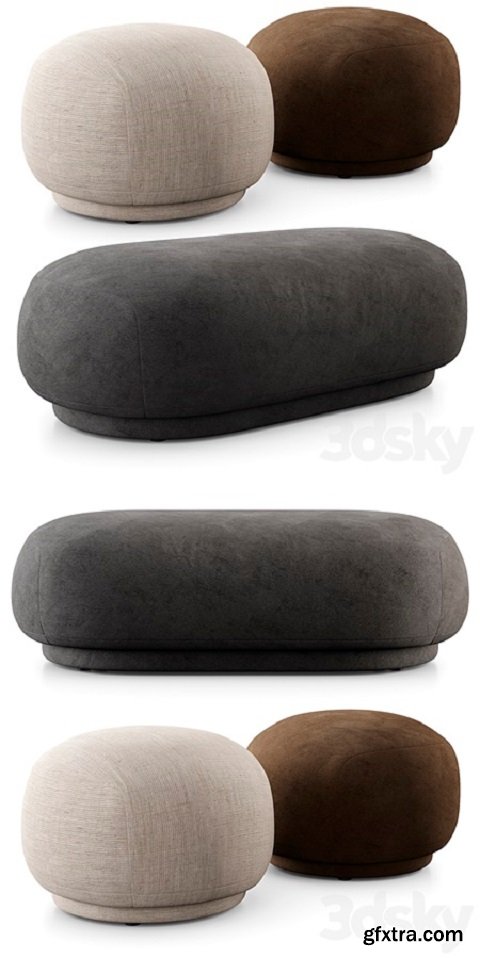 Rico Pouf And Ottoman By Ferm Living