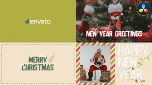 Videohive - New Year Greetings | DaVinci Resolve - 42580024 - 42580024