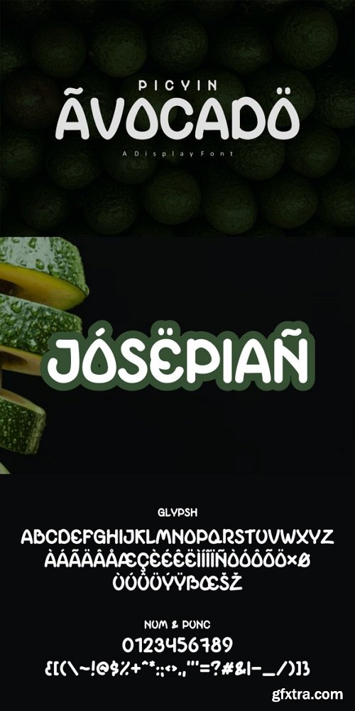 Picyin Avocado Font