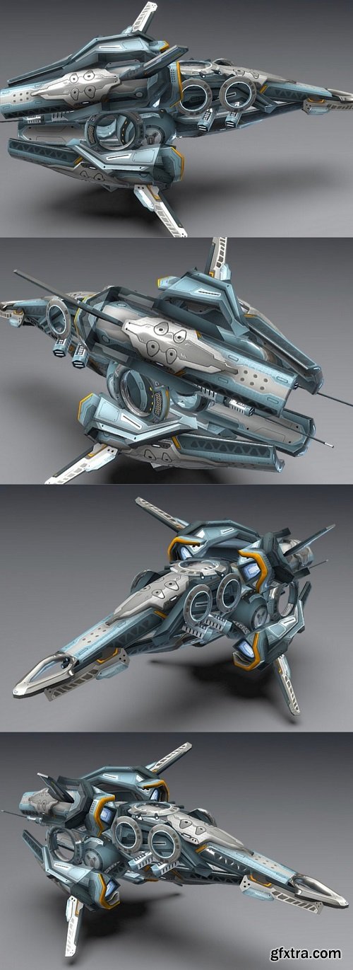 Drone V8 Cybertech 3D Model