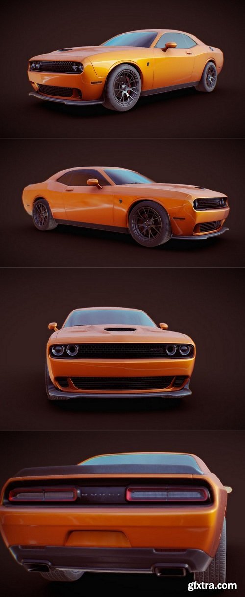 Dodge Challenger SRT Hellcat 3D Model