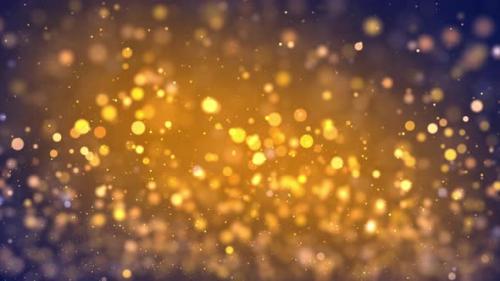 Videohive - 4k Yellow Particles - 42498475 - 42498475