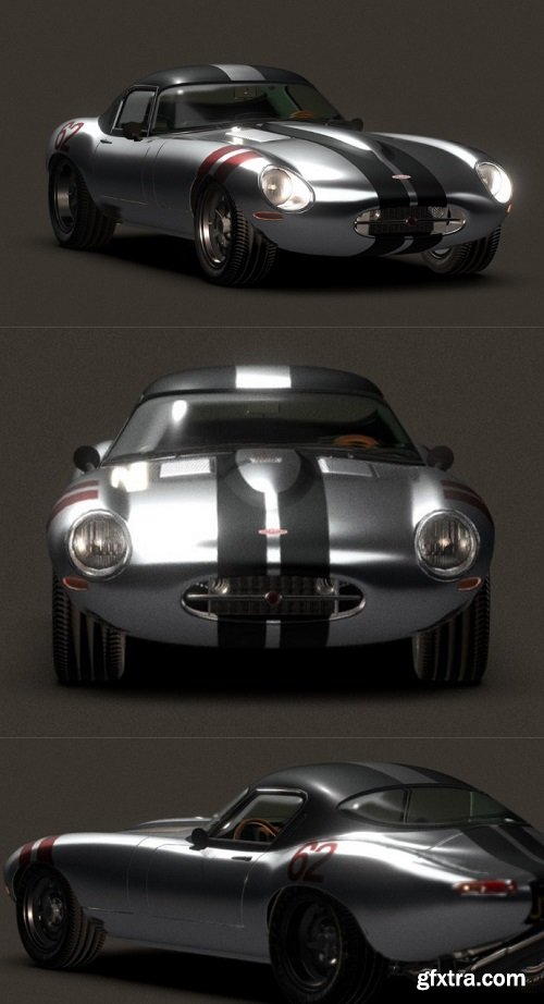 Jaguar Eagle GT 3D Model