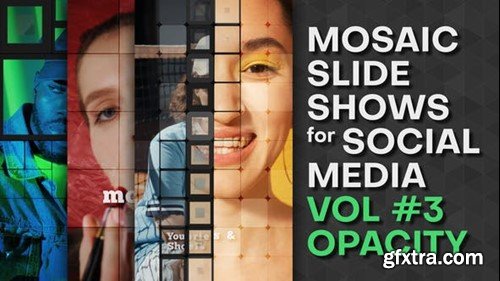 Videohive Mosaic Slideshows for Social Media. Vol 3 OPACITY 42504041