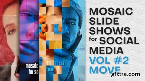 Videohive Mosaic Slideshows for Social Media. Vol 2 MOVE 42503526