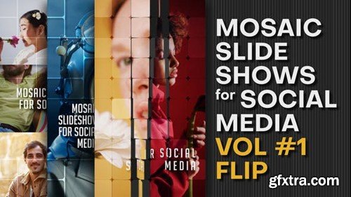 Videohive Mosaic Slideshows for Social Media. Vol 1 FLIP 42502875
