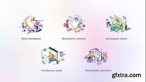 Videohive Developer team - Flat concepts 42488033