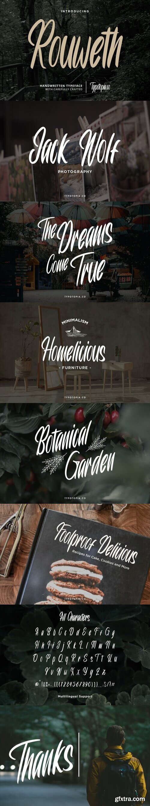 Rouweth Handwritten Typeface