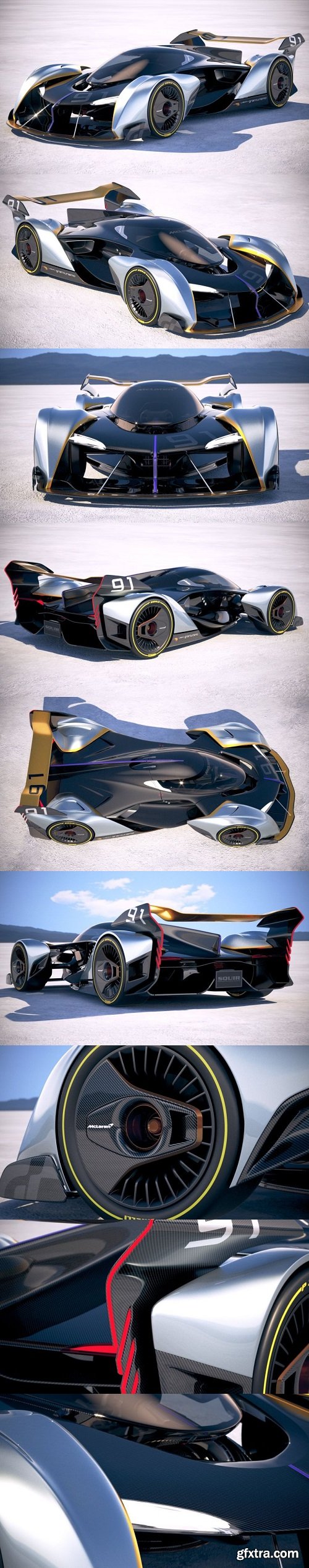 McLaren Ultimate Vision Gran Turismo 3D Model