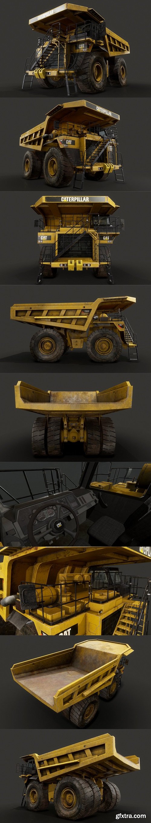 Caterpillar 785D Mining Dump Truck 3D Model