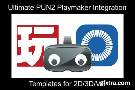 Unity Asset - Ultimate PUN2 Playmaker Integration - 2D3DVR v1.0