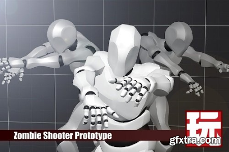 Unity Asset - Zombie Shooter Prototype v1.5 for Playmaker v1.5.2