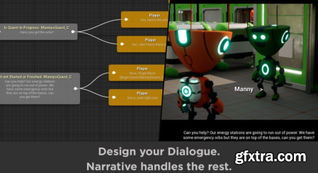 Unreal Engine Marketplace - Narrative Quest and Dialogue Editor v2.6 (4.26 - 4.27, 5.0 - 5.1)