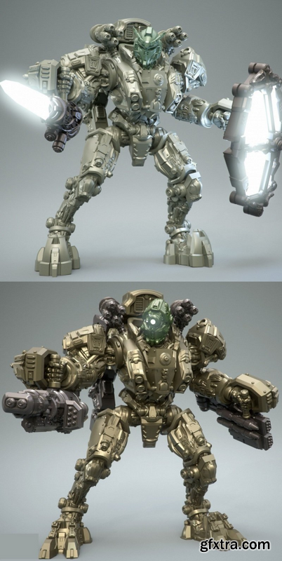 Anime Mech – 3D Print Model