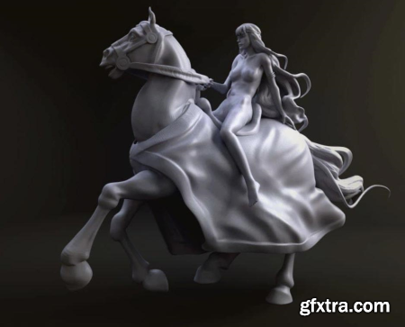 Horse girl – 3D Print