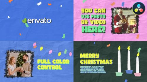 Videohive - New Year Greeting Cards for DaVinci Resolve - 42580054 - 42580054