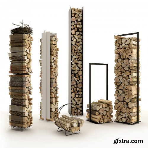 Firewood Set 3D model